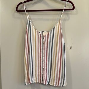 Harper Pink and Yellow Sleeveless Camisole Tank Top